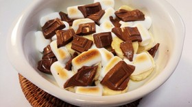 とろ〜りマシュマロ☆チョコ☆バナナ