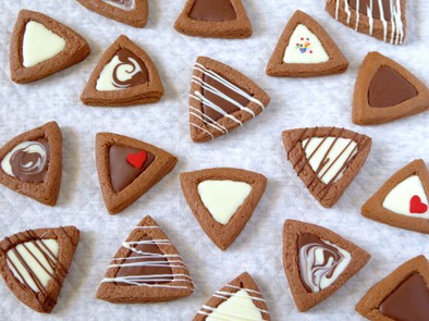 ホケミで簡単バレンタインにチョコクッキーの写真