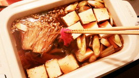 ブルーノで作る すきしゃぶ