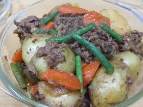 美味しい新じゃがの肉じゃが