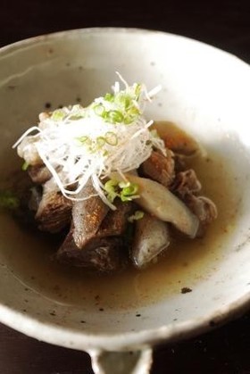 我が家のあっさり牛スジの煮込み