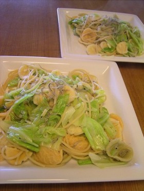 島ラッキョウで春パスタ♪