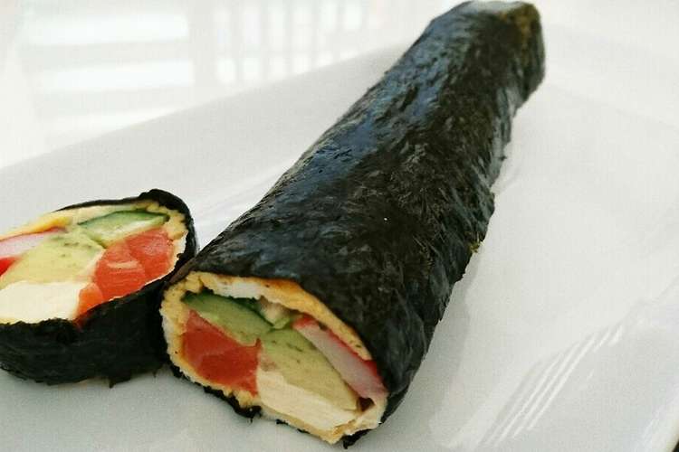 糖質制限 ご飯なし海苔巻き 恵方巻きにも レシピ 作り方 By ともぴぴぴ クックパッド 簡単おいしいみんなのレシピが354万品