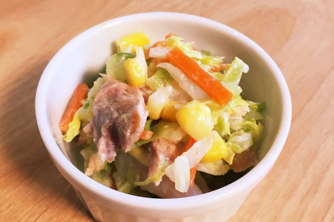 離乳食 幼児食にも コールスロー風サラダ レシピ 作り方 By ぺぎい クックパッド 簡単おいしいみんなのレシピが379万品