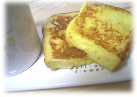 パパッと朝食♪ふわふわのフレンチトースト