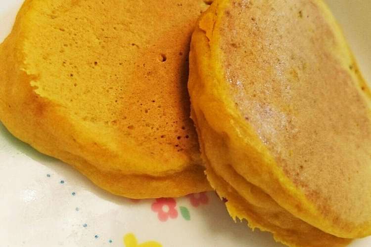 卵不使用 かぼちゃホットケーキ 離乳食 レシピ 作り方 By こちゃんママ クックパッド 簡単おいしいみんなのレシピが355万品