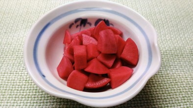 赤かぶの甘酢漬の写真