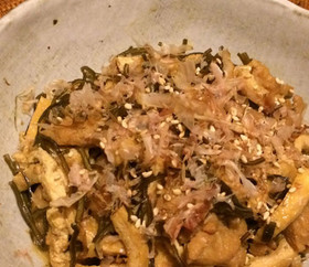 畑のお肉を使ったクーブイリチー