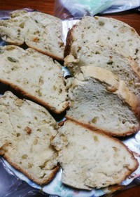 カボチャのタネ＆カッシューナッツ食パン☆