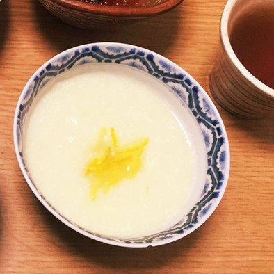 和食で食べる！かぶとねぎの味噌ポタージュの写真