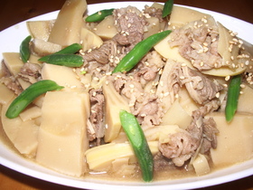 お味噌DEたけのこ煮物