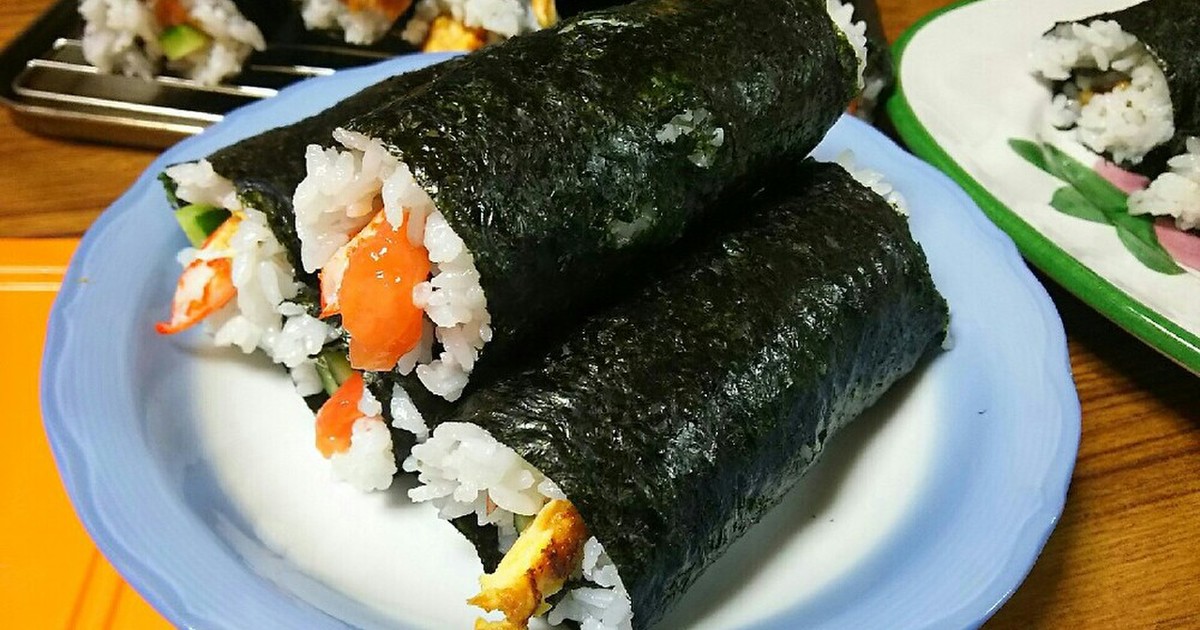 子供でも噛みきれる 手巻き寿司簡単秘策 レシピ 作り方 By ももかば クックパッド 簡単おいしいみんなのレシピが375万品