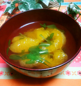 *みかんのお吸い物*