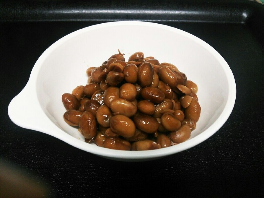 余った節分豆で甘辛煮豆(*^^*)の画像