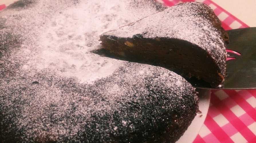 天ぷら粉で生チョコ風炊飯器ケーキ*.の画像