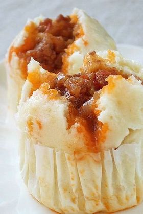 美味☆ミートソース蒸しパン