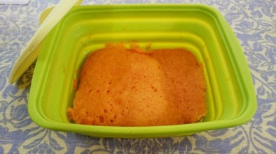 離乳食完了期★簡単野菜ジュース蒸しパンの写真