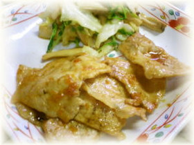 奥薗流の焦げない豚のしょうが焼き
