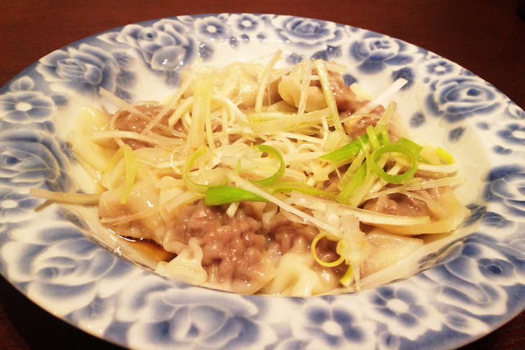 ネギ肉ワンタン レシピ 作り方 By ぷよたんまめたん クックパッド 簡単おいしいみんなのレシピが357万品