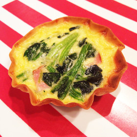 ギョウザの皮de簡単お弁当キッシュ