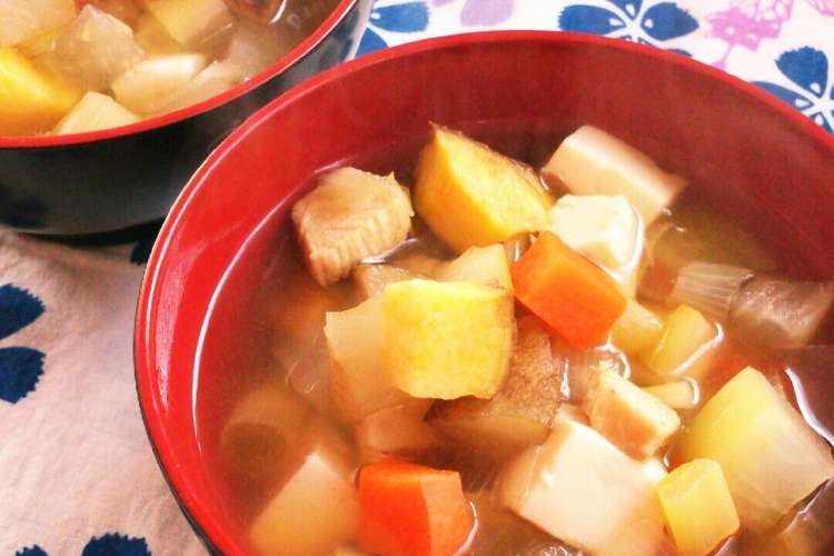 福島の郷土料理 ざくざく けんちん汁 レシピ 作り方 By ゆぅゅぅ クックパッド 簡単おいしいみんなのレシピが357万品