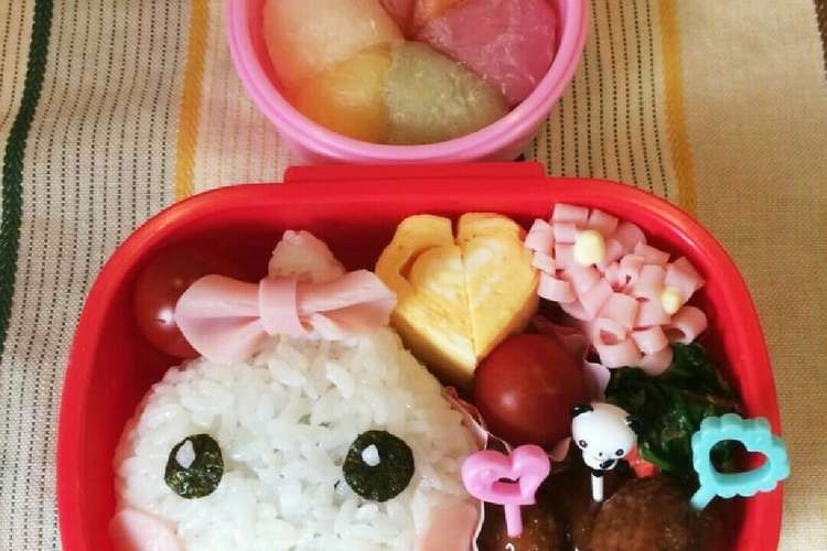 ほっぺちゃん キャラ弁 レシピ 作り方 By ぷーちゃん クックパッド 簡単おいしいみんなのレシピが352万品