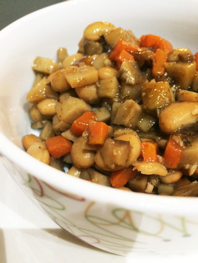出汁昆布も食べよう!大豆水煮で簡単煮豆