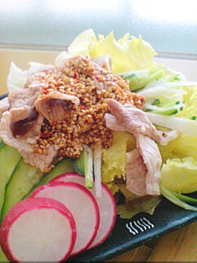 ピリっとさっぱり豚の冷しゃぶサラダ