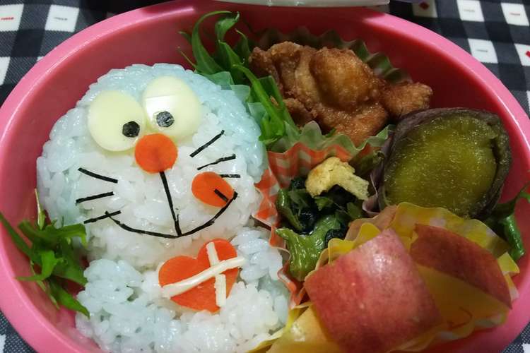 バレンタインのキャラ弁 ドラえもん レシピ 作り方 By クックact クックパッド 簡単おいしいみんなのレシピが374万品