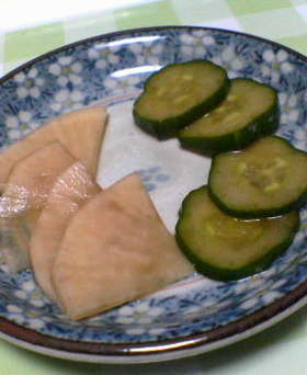 だしつゆで漬物
