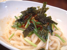 居酒屋メニュ~♪ 明太キムチうどん