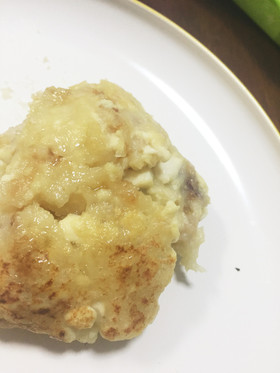 木綿豆腐とHMで蒸しパン?もちもち♡