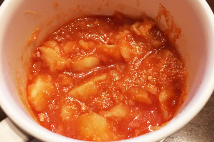 簡単 離乳食中期 じゃがいものトマト煮 レシピ 作り方 By Madey クックパッド 簡単おいしいみんなのレシピが356万品