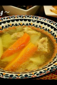 風邪撃退スープ(簡単サムゲタン風)