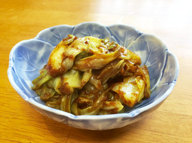 常備菜に色々使える!キャベツのカレー炒め