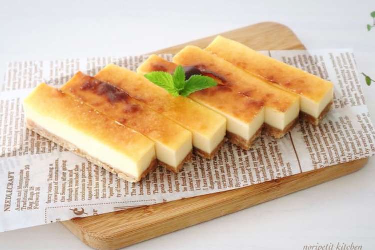 ホワイトチョコ スティックチーズケーキ レシピ 作り方 By Noripetit クックパッド 簡単おいしいみんなのレシピが378万品