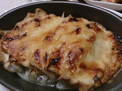 厚揚げと味噌のチーズ焼きの写真