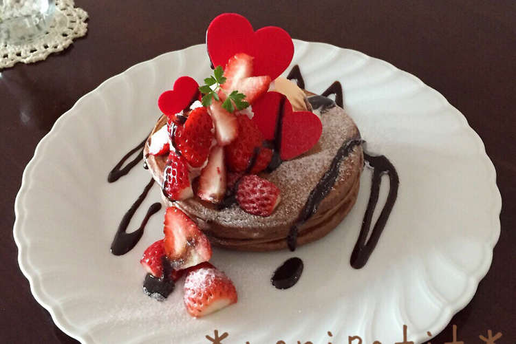 簡単 ふわふわ チョコレートパンケーキ レシピ 作り方 By Noripetit クックパッド 簡単おいしいみんなのレシピが353万品