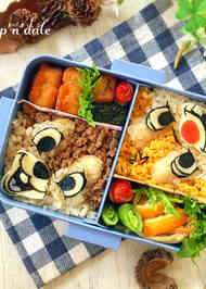 みんなの キャラ弁 チップとデール レシピが35品 クックパッド