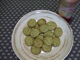 香る♪お茶 豆腐クッキー♬