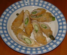 アスパラガスの美味しいフライ!!!