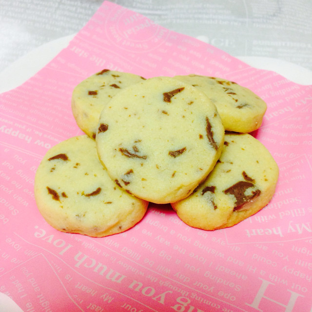 バレンタインに簡単チョコチップクッキーの画像