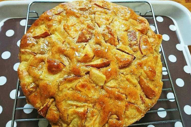 簡単ヘルシー全粒粉ｈｍの林檎ケーキ レシピ 作り方 By Kayotan24 クックパッド