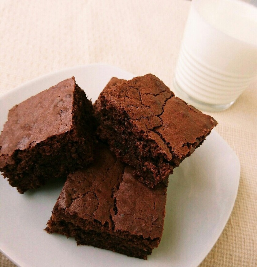 ファッジトッピングブラウニーのレシピ