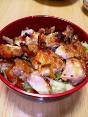 うま~い!!!鶏照りマヨ丼☆