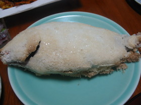 鯛の塩釜焼き