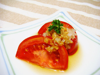 酢しょうがwoトマトにonの写真