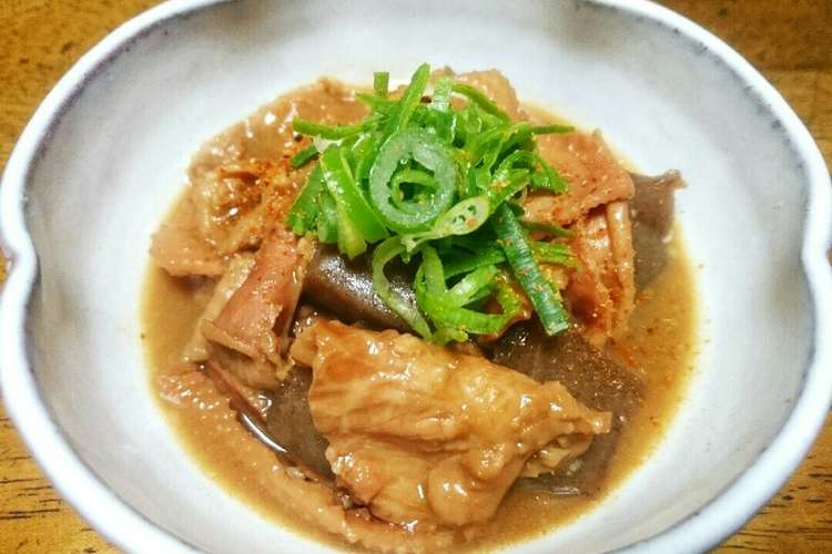 居酒屋おつまみ 鶏皮の味噌煮込み レシピ 作り方 By モーリー食堂 クックパッド