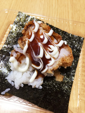 とんかつのっけ手巻きご飯