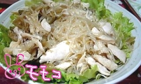 ちょー後引く♪鳥ササミとザーサイ春雨